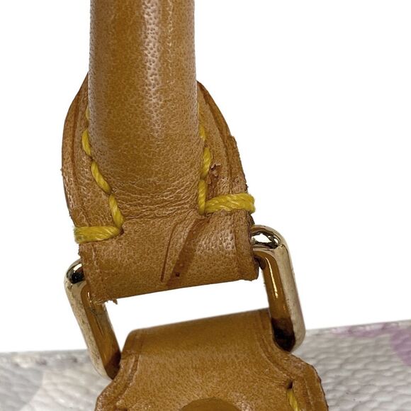 Louis Vuitton Mini Speedy Handbag Monogram Multicolor White - Picture 7 of 8